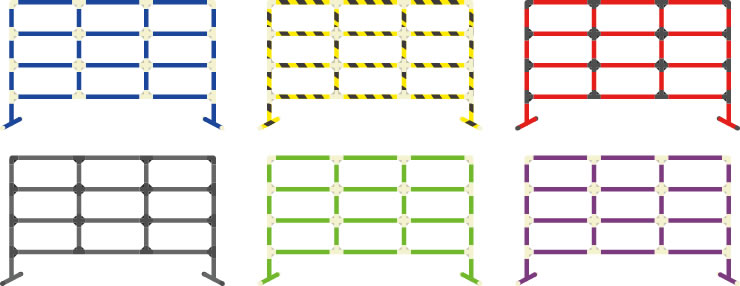 オリジナルカラーのフェンス