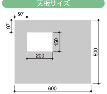 天板サイズ